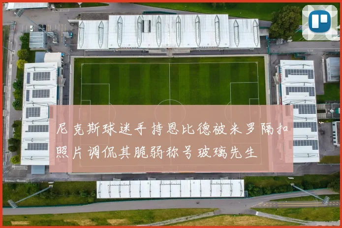 尼克斯球迷手持恩比德被米罗隔扣照片调侃其脆弱称号玻璃先生